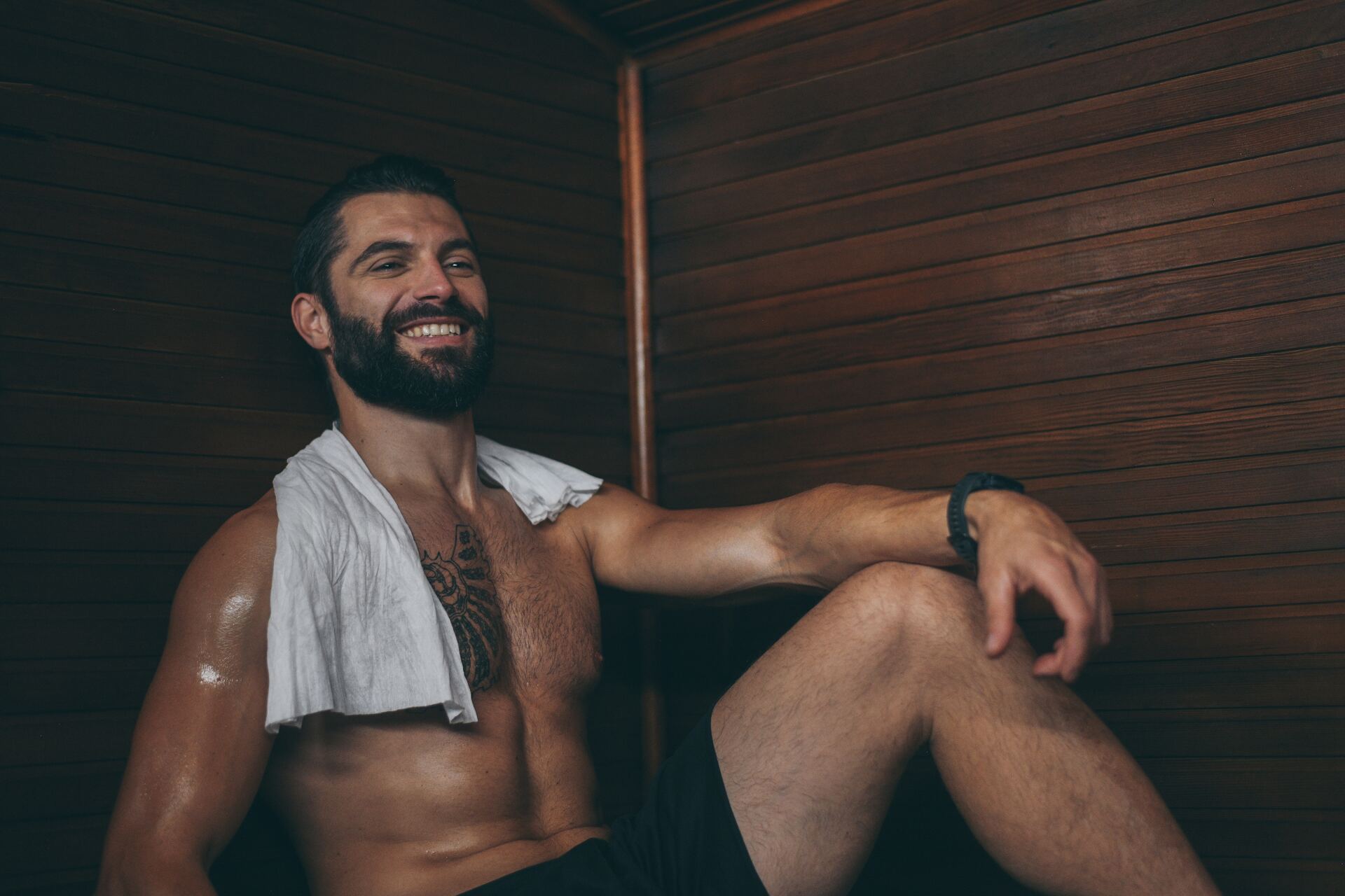 Sauna at Calmare House