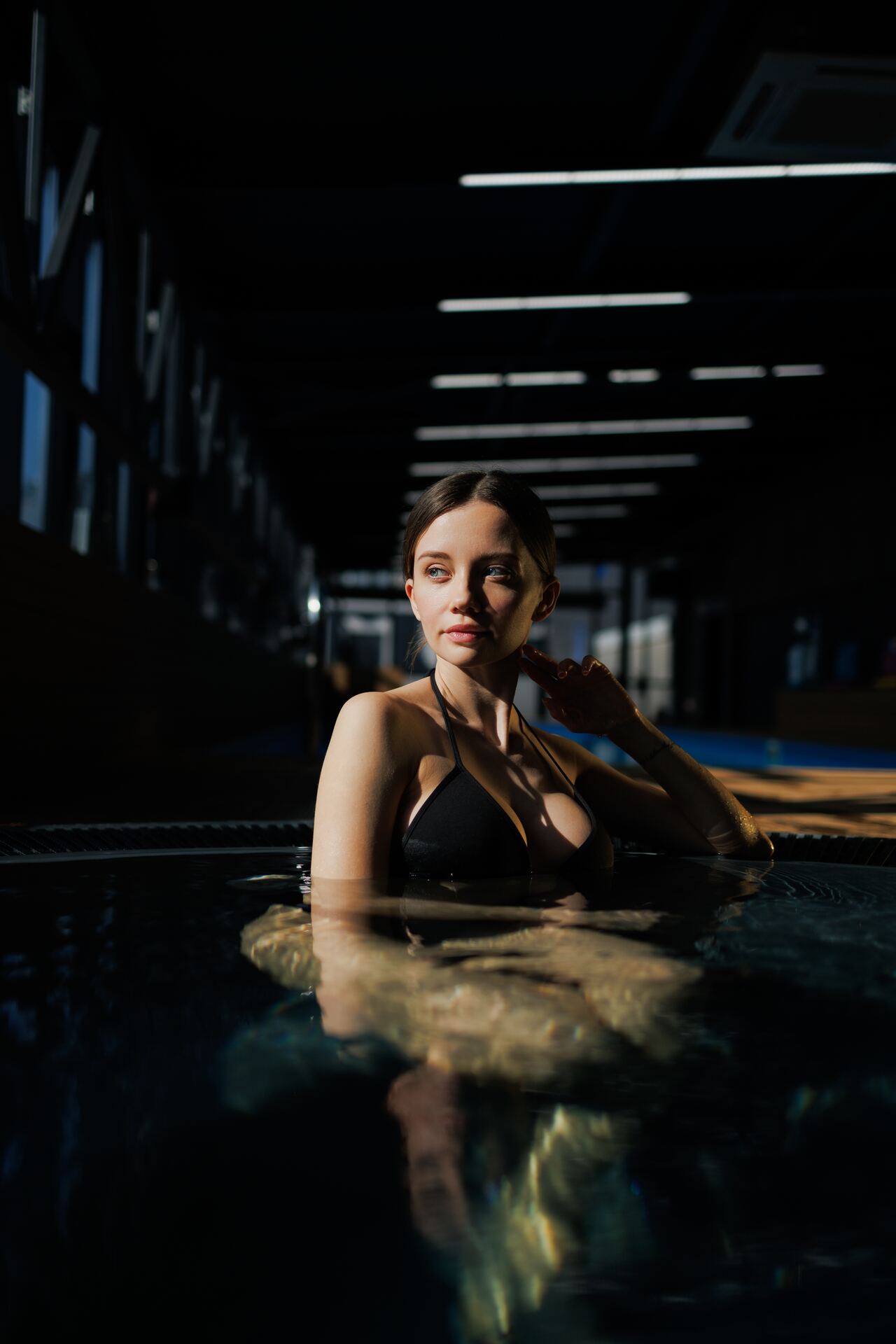 Cold plunge at Calmare House